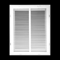 airgrilles 14" x 18" duct opening  -  steel return air filter grille for sidewall and ceiling hnd-rafg1-wh-14x18 038775628655 - 1
