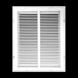 14"x18" Steel Return Air Filter Grille | Removable Door for 1" Filters | White HVAC Vent Cover | Out. Dim.: 16-5/8"W X 20-5/8"H