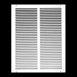 Steel Return Air Grille – HVAC Cold Air Intake Vent Cover, White | Out. Dim.: 15-3/4"W X 19-3/4"H