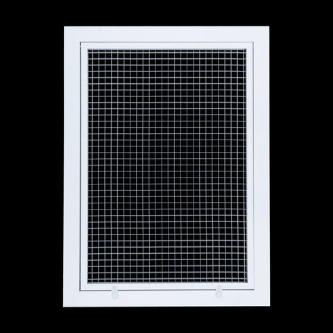 Handua Aluminum Return Air Filter Grille | Low Noise Cube Core Eggcrate | Vent Cover Grill for Sidewall and Ceiling