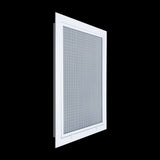 14"x20" Aluminum Eggcrate Return Air Filter Grille for Sidewall and Ceiling | White | Out. Dim.: 16-1/4"W X 22-1/4"H