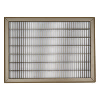 14"W x 20"H [Duct Opening] Return Air Floor Grille | Vent Cover Grill for Floor - Brown | Outer Dimensions: 15.75"W X 21.75"H