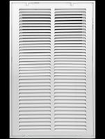 14" X 20" Duct Opening | Steel Return Air Filter Grille [Fixed Hinged] for Sidewall and Ceiling | Outer Dimensions: 16 5/8"W X 22 5/8"H