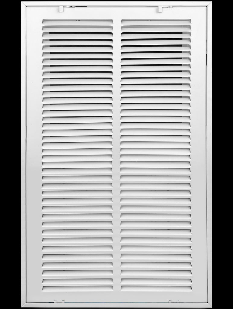 14" X 20" Duct Opening | Steel Return Air Filter Grille [Fixed Hinged] for Sidewall and Ceiling | Outer Dimensions: 16 5/8"W X 22 5/8"H