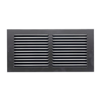 Fits 14x6 Duct Opening | Steel Return Air Grille by Handua | Vent Cover Grill for Sidewall and Ceiling | Black | HVAC Cold Air Intake Grille | Outer Dimensions: 15.75"W X 7.75"