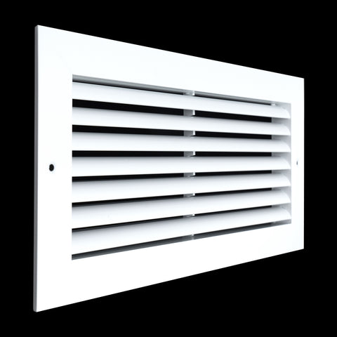 14"x6" Premium Aluminum Return Air Grille – Rust-Free HVAC Vent Cover for Wall & Ceiling | White | Out. Dim.: 15-13/16"W X 7-13/16"H