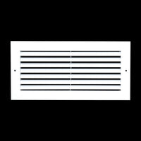 Fits 14x6 Duct Opening | Aluminum Return Air Grille by Handua | Vent Cover Grill for Sidewall and Ceiling | Rust Free | Durable Powder Coating | HVAC Cold Air Intake Grille | White