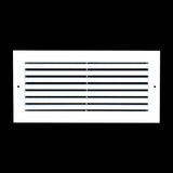 14"x6" Premium Aluminum Return Air Grille – Rust-Free HVAC Vent Cover for Wall & Ceiling | White | Out. Dim.: 15-13/16"W X 7-13/16"H
