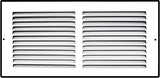 Steel Return Air Grille – HVAC Cold Air Intake Vent Cover, White | Out. Dim.: 15-3/4"W X 7-3/4"H