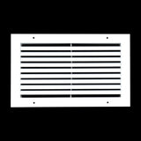 14"x8" Premium Aluminum Return Air Grille – Rust-Free HVAC Vent Cover for Wall & Ceiling | White | Out. Dim.: 15-13/16"W X 9-13/16"H