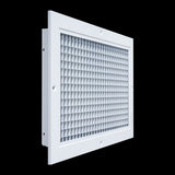 14x8 White Aluminum Eggcrate Return Air Grille, Low-Noise High-Airflow Rust-Proof Vent Cover