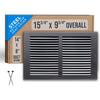 Handua Steel Return Air Grille | Vent Cover Grill for Sidewall and Ceiling | Black