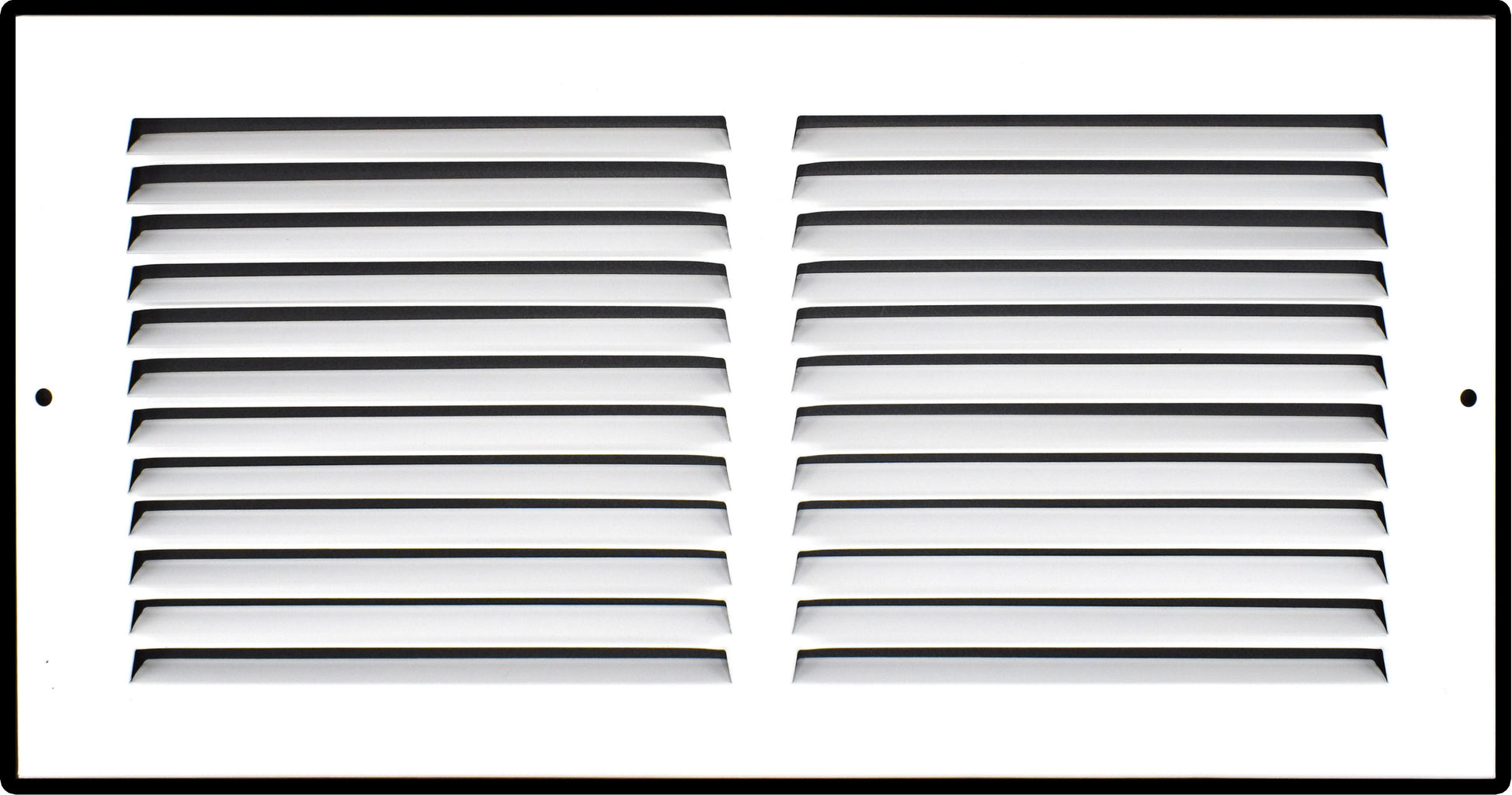 Steel Return Air Grille – HVAC Cold Air Intake Vent Cover, White | Out. Dim.: 15-3/4"W X 9-3/4"H