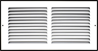 14" X 8" Duct Opening | Steel Return Air Grille for Sidewall and Ceiling | Outer Dimensions: 15.75"W X 9.75"H