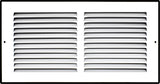 Steel Return Air Grille – HVAC Cold Air Intake Vent Cover, White | Out. Dim.: 15-3/4"W X 9-3/4"H