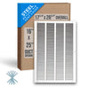 Handua Steel Return Air Grille | Vent Cover Grill for Sidewall and Ceiling, White