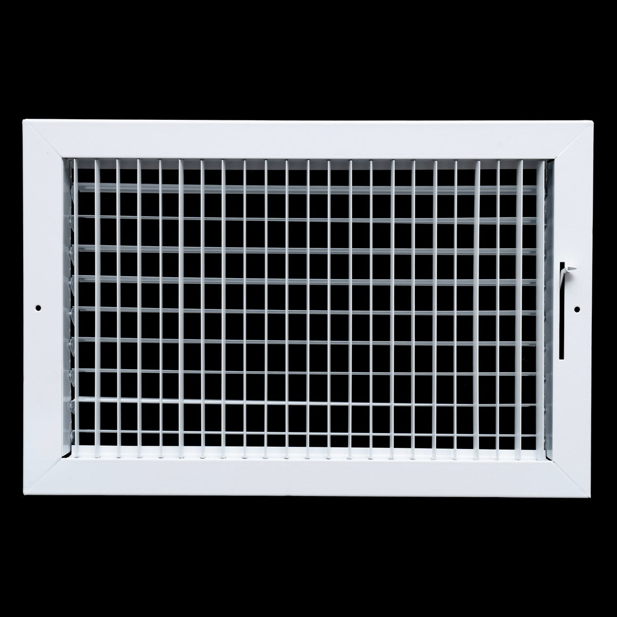 16x10 Steel Adjustable Air Vent Cover | Supply Register for Wall & Ceiling | White | Outer Dimension: 17-3/4"W X 11-3/4"H