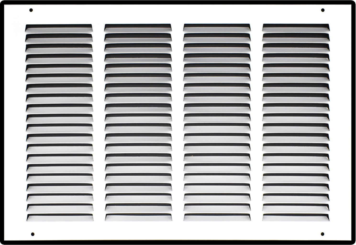 Steel Return Air Grille – HVAC Cold Air Intake Vent Cover, White | Out. Dim.: 17-3/4"W X 11-3/4"H