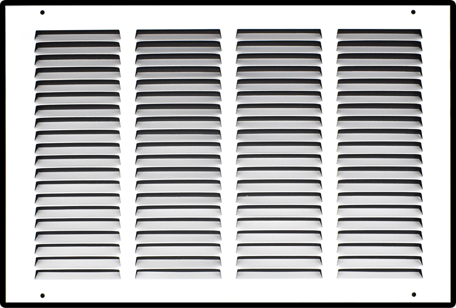 Steel Return Air Grille – HVAC Cold Air Intake Vent Cover, White | Out. Dim.: 17-3/4"W X 13-3/4"H