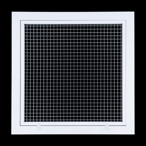 Handua Aluminum Return Air Filter Grille | Vent Cover Grill for Sidewall and Ceiling | Low Noise Cube Core Eggcrate