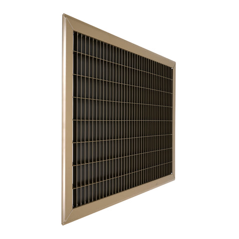 16"W x 20"H [Duct Opening] Return Air Floor Grille | Vent Cover Grill for Floor - Brown| Outer Dimensions: 17.75"W X 21.75"H