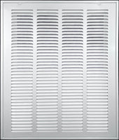 16" X 20" Duct Opening | Steel Return Air Filter Grille for Sidewall and Ceiling