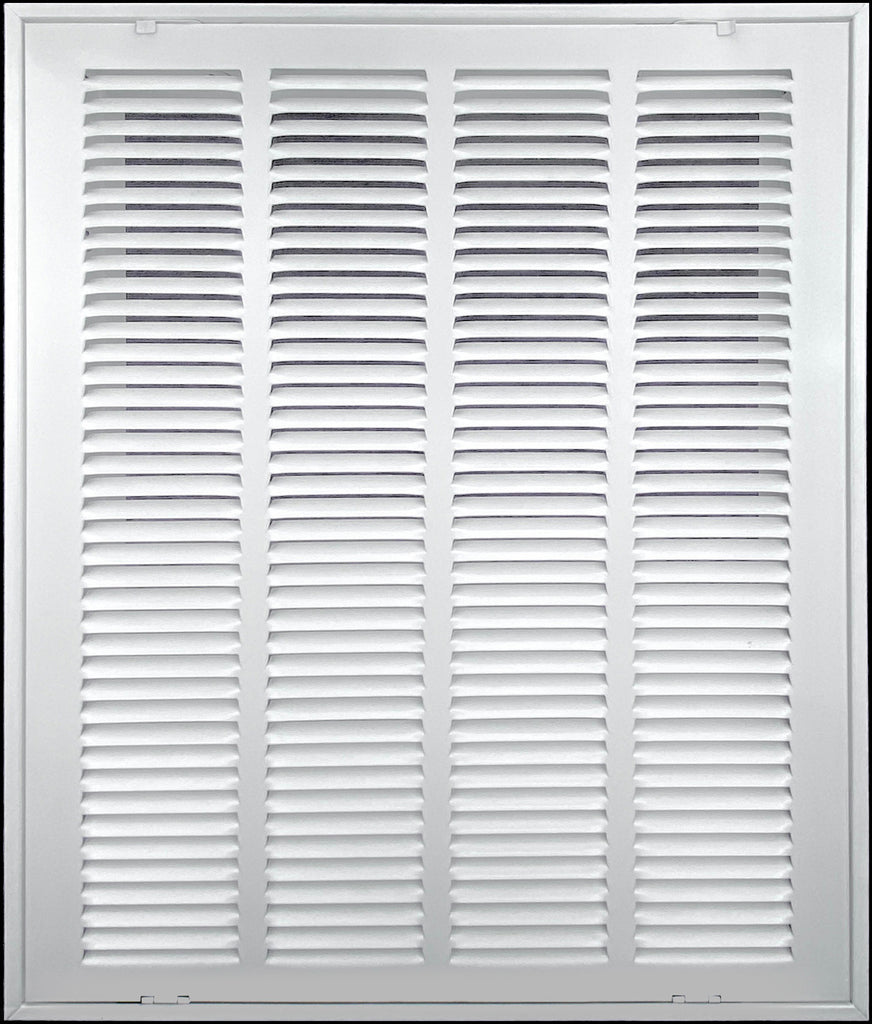 16" X 20" Duct Opening | Steel Return Air Filter Grille [Fixed Hinged] for Sidewall and Ceiling | Outer Dimensions: 18 5/8"W X 22 5/8"H