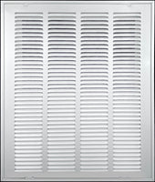 16" X 20" Duct Opening | Steel Return Air Filter Grille [Fixed Hinged] for Sidewall and Ceiling | Outer Dimensions: 18 5/8"W X 22 5/8"H