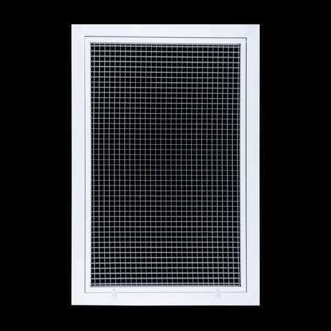 Handua Aluminum Return Air Filter Grille | Vent Cover Grill for Sidewall and Ceiling | Low Noise Cube Core Eggcrate