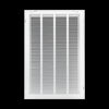 16"x25" Steel Return Air Filter Grille | Removable Door for 1" Filters | White HVAC Vent Cover | Out. Dim.: 18-5/8"W X 27-5/8"H