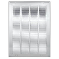 16" X 25" Duct Opening | Steel Return Air Filter Grille [Fixed Hinged] for Sidewall and Ceiling | Outer Dimensions: 18 5/8"W X 27 5/8"H