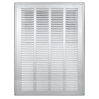 airgrilles 16" x 25" duct opening   steel return air filter grille for sidewall and ceiling hnd-rafg1-wh-16x25 752505979625 - 1