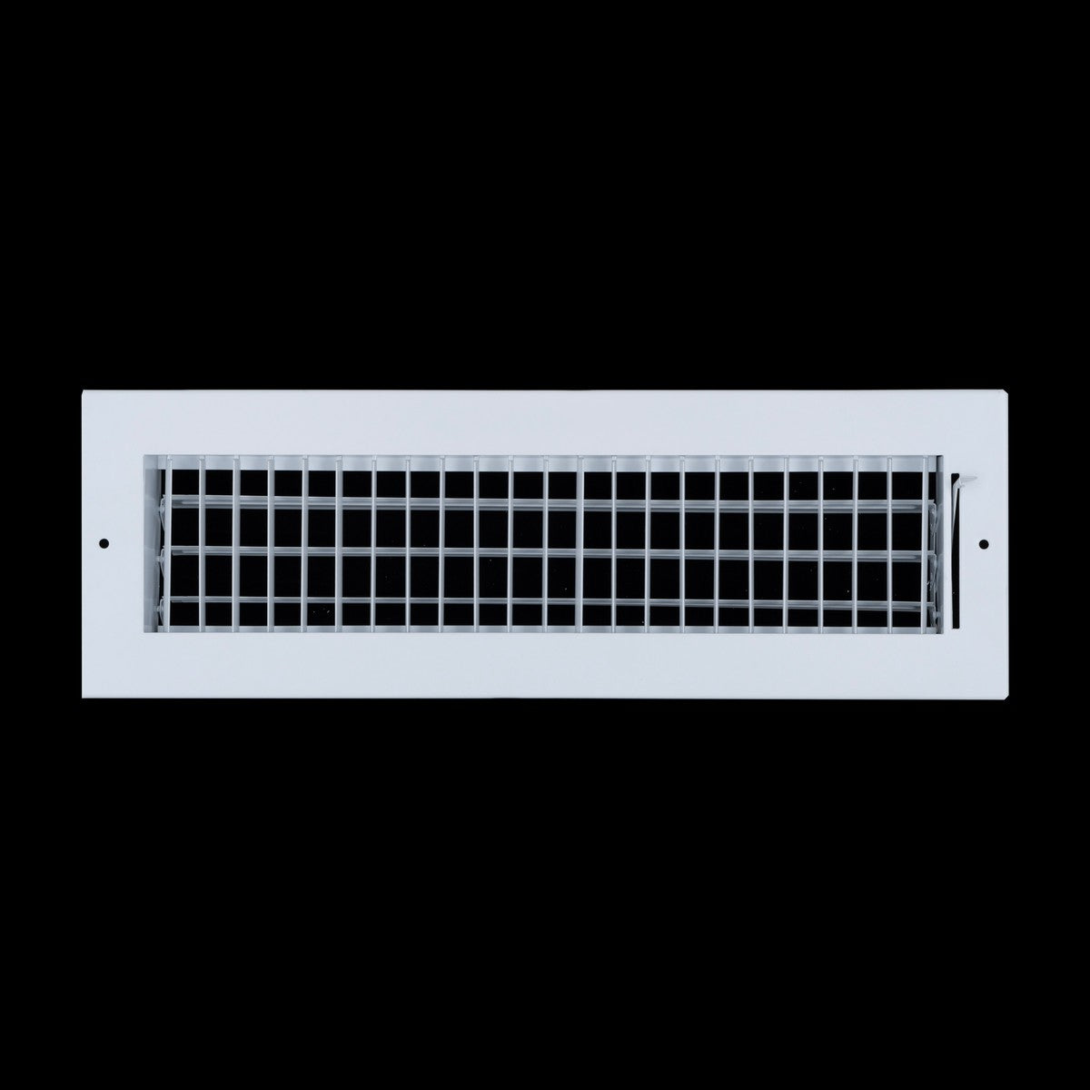 16x4 Steel Adjustable Air Vent Cover | Supply Register for Wall & Ceiling | White | Outer Dimension: 17-3/4"W X 5-3/4"H