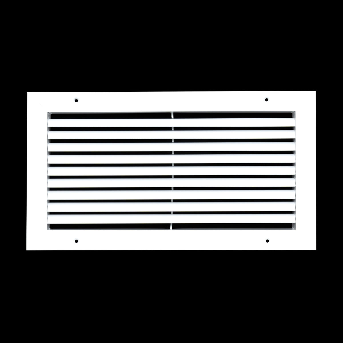 16"x8" Premium Aluminum Return Air Grille – Rust-Free HVAC Vent Cover for Wall & Ceiling | White | Out. Dim.: 17-13/16"W X 9-13/16"H