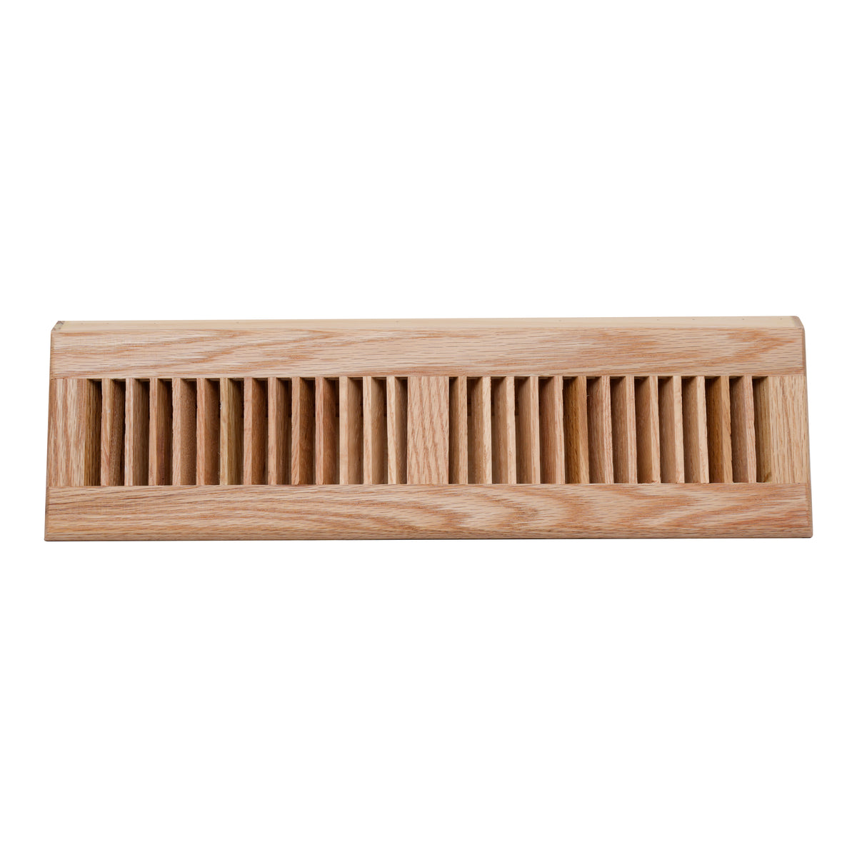 18" Corner Baseboard Register | Oak