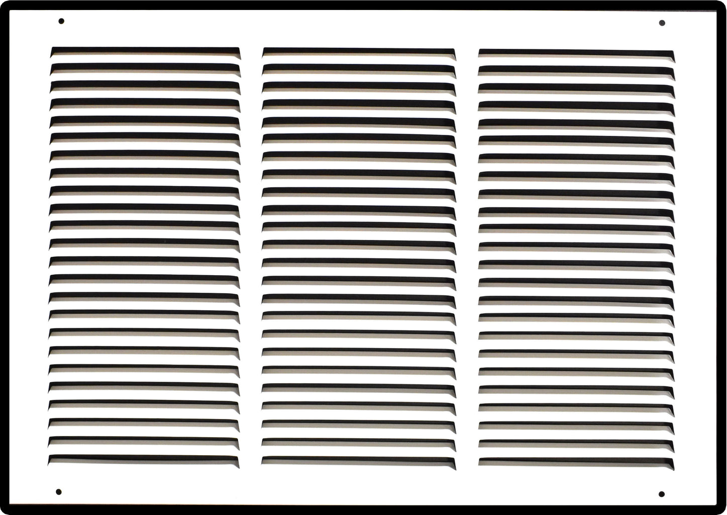 Steel Return Air Grille – HVAC Cold Air Intake Vent Cover, White | Out. Dim.: 19-3/4"W X 13-3/4"H