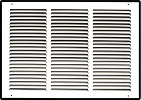 18" X 12" Duct Opening | Steel Return Air Grille for Sidewall and Ceiling | Outer Dimensions: 19.75"W X 13.75"H