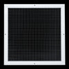 Handua Aluminum Return Air Grille | Low Noise Cube Core Eggcrate | Vent Cover Grill for Sidewall and Ceiling, White