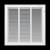 18"x18" Steel Return Air Filter Grille | Removable Door for 1" Filters | White HVAC Vent Cover | Out. Dim.: 20-5/8"W X 20-5/8"H