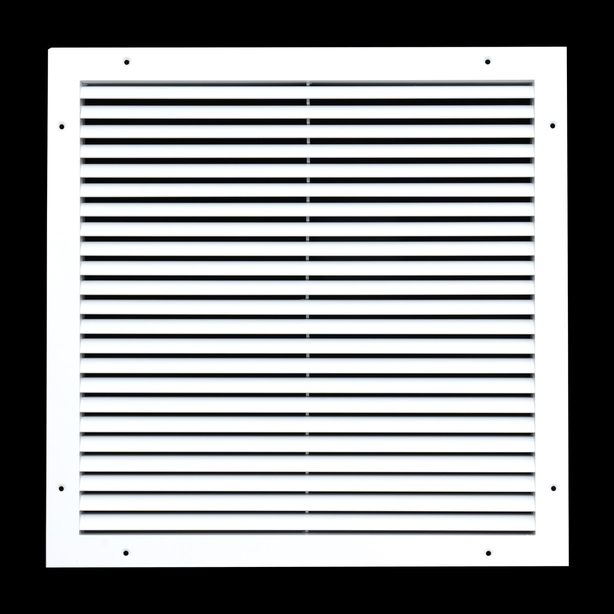 Fits 18x18 Duct Opening | Aluminum Return Air Grille by Handua | Vent Cover Grill for Sidewall and Ceiling | Rust Free | Durable Powder Coating | HVAC Cold Air Intake Grille | White