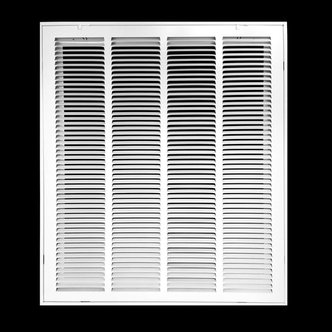 Handua HVAC Steel Return Air Filter Grille [Removable Face Door] for 1-inch Filters Vent Cover Grill for 1-inch Filter, White