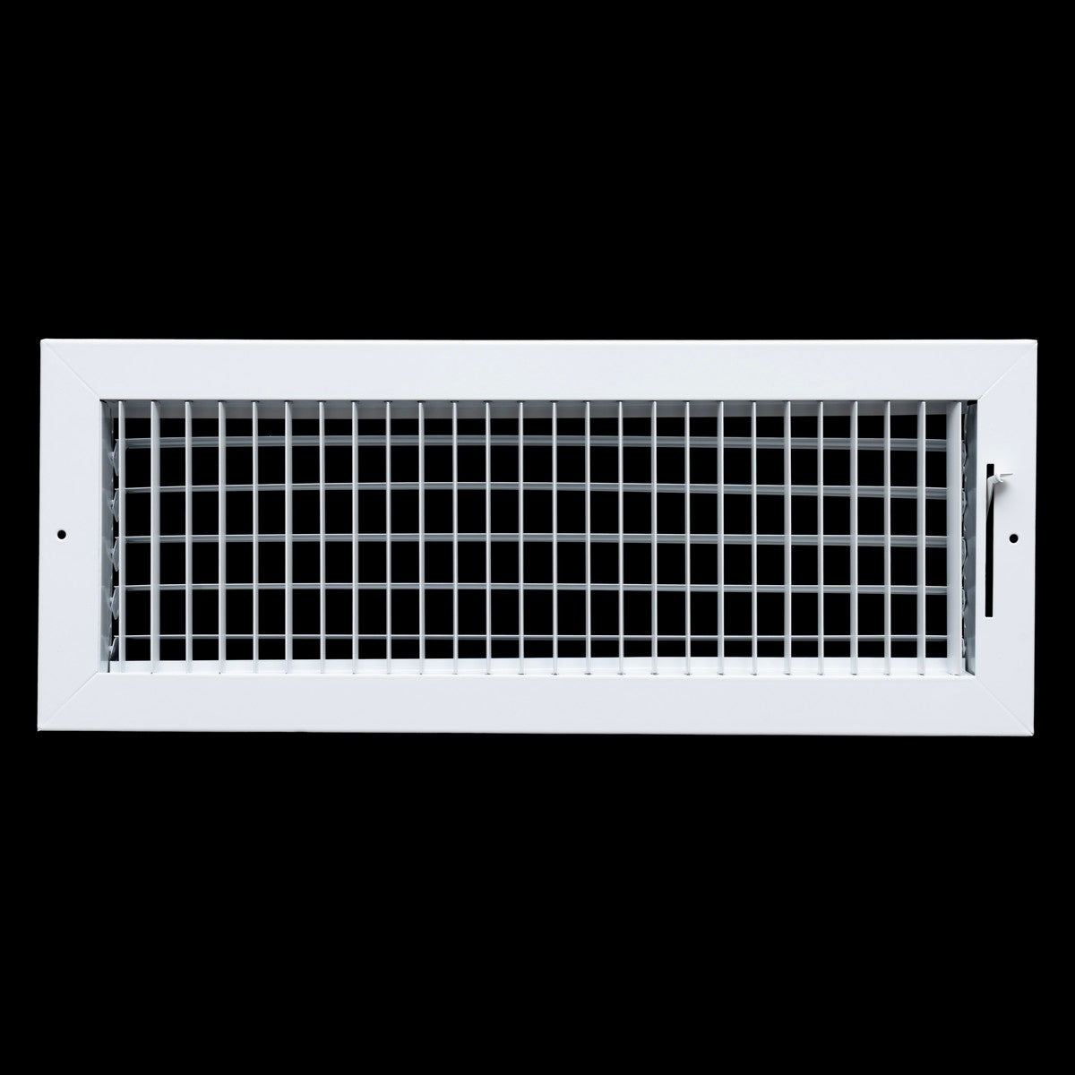 18x6 Steel Adjustable Air Vent Cover | Supply Register for Wall & Ceiling | White | Outer Dimension: 19-3/4"W X 7-3/4"H