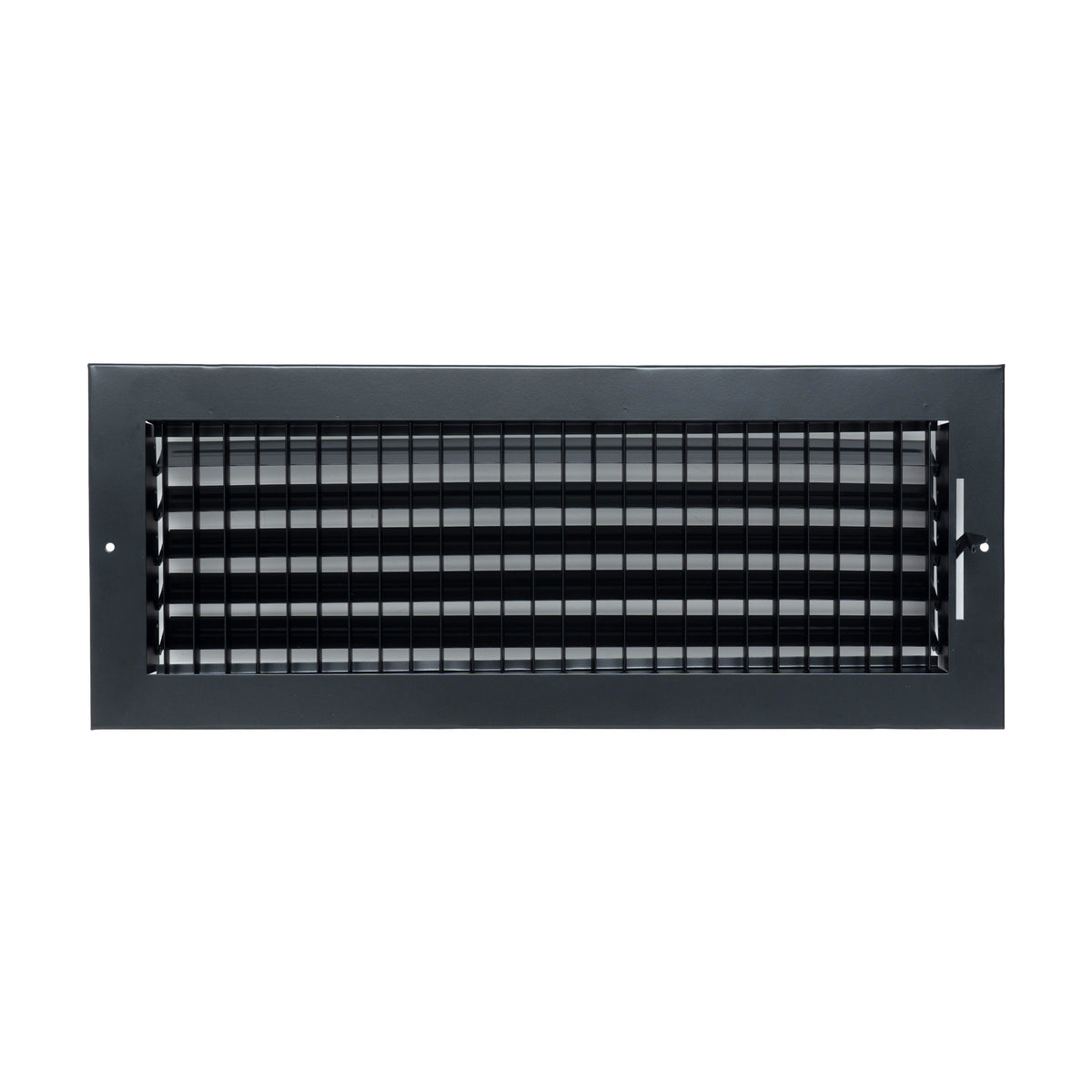 Fits 18x6 Duct Opening Steel Adjustable Air Supply Grille by Handua | Register Vent Cover Grill for Sidewall and Ceiling | Black | Outer Dimensions: 19.75" X 7.75"