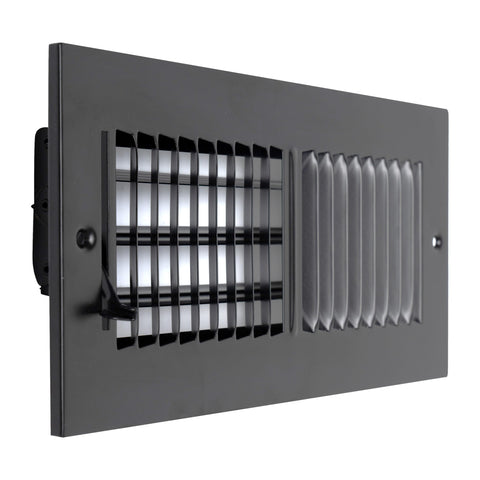 Steel Air Supply Diffuser | 1-2-3-4 Way Vent Cover Grill for Sidewall & Ceiling