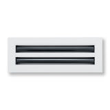 14"x 4" Aluminum Linear Slot Diffuser, Modern AC Vent Cover for Sidewall, Ceiling, Floor | Out. Dim.: 15-5/8"X 5-5/6"