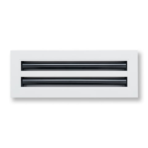 14"x 4" Aluminum Linear Slot Diffuser, Modern AC Vent Cover for Sidewall, Ceiling, Floor | Out. Dim.: 15-5/8"X 5-5/6"