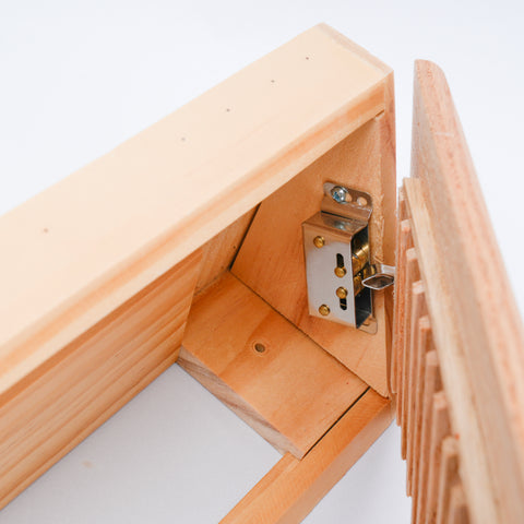 18" Corner Baseboard Register | Oak