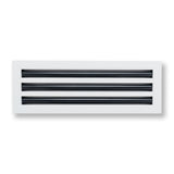 20"x 6" Aluminum Linear Slot Diffuser, Modern AC Vent Cover for Sidewall, Ceiling, Floor | Out. Dim.: 21-5/8"X 7-5/6"