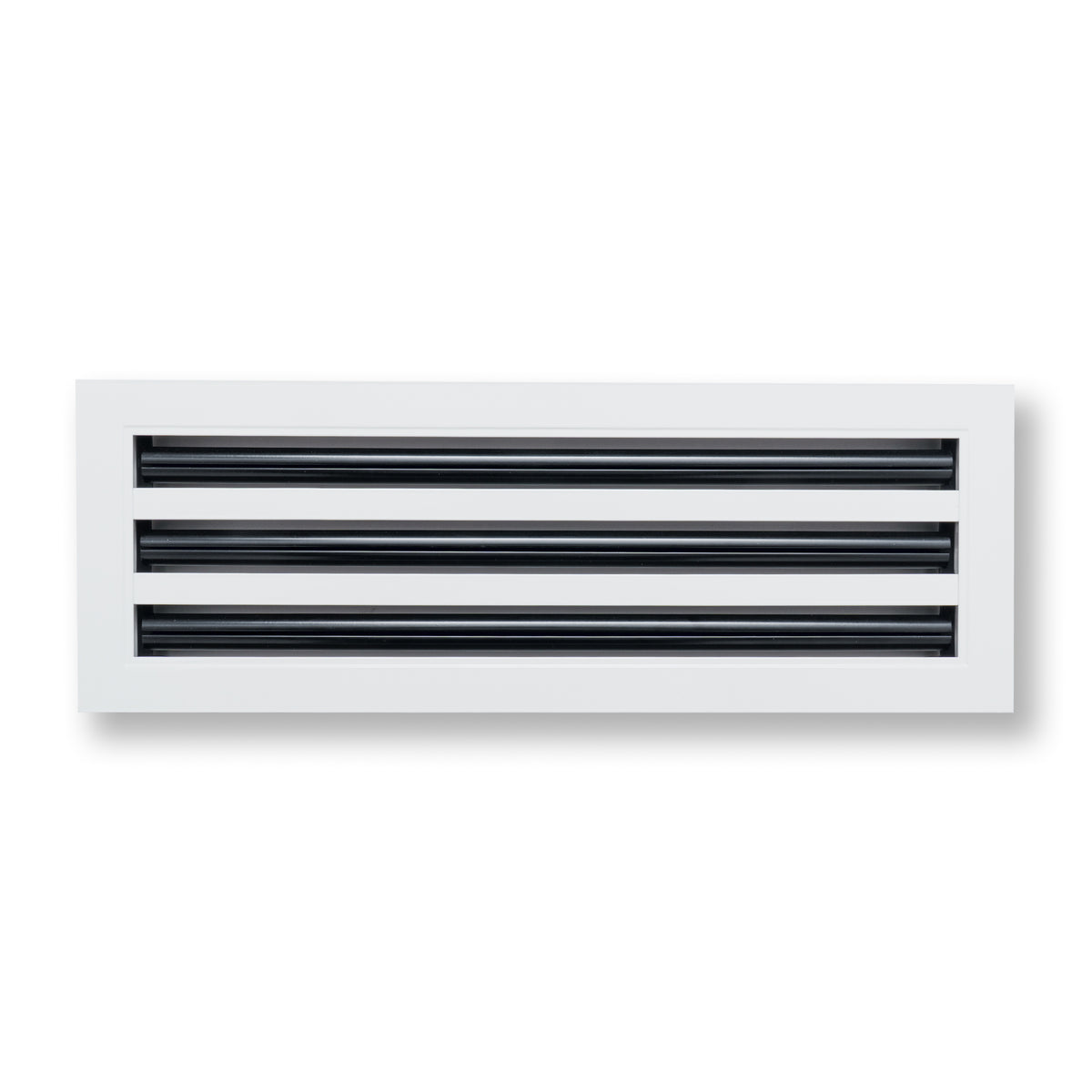 20"x 6" Aluminum Linear Slot Diffuser, Modern AC Vent Cover for Sidewall, Ceiling, Floor | Out. Dim.: 21-5/8"X 7-5/6"