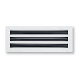 18"x 6" Aluminum Linear Slot Diffuser, Modern AC Vent Cover for Sidewall, Ceiling, Floor | Out. Dim.: 19-5/8"X 7-5/6"